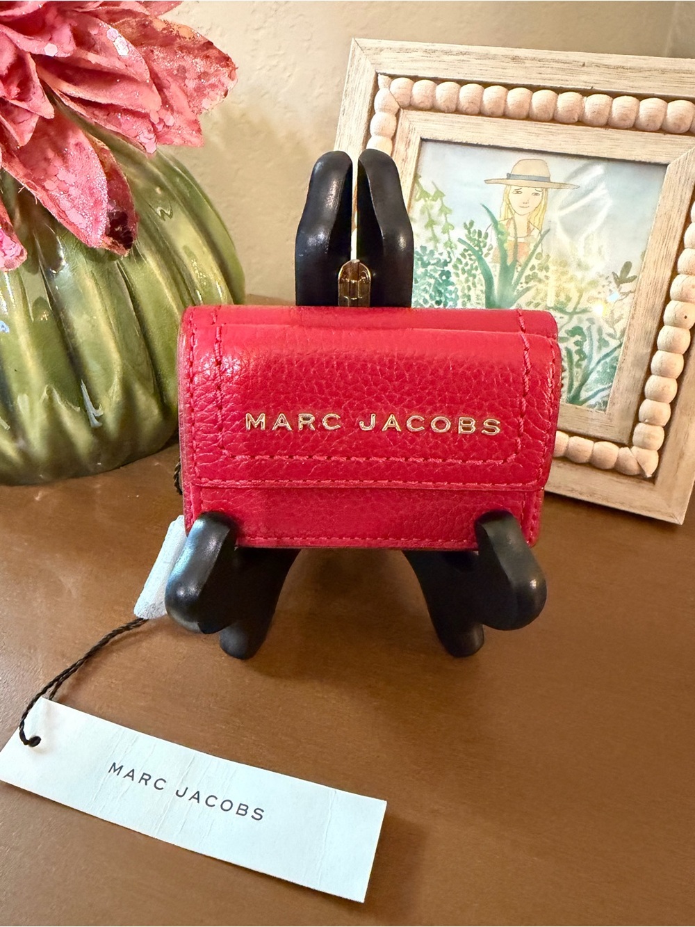 Marc Jacobs Red Leather Small Wallet-NWT